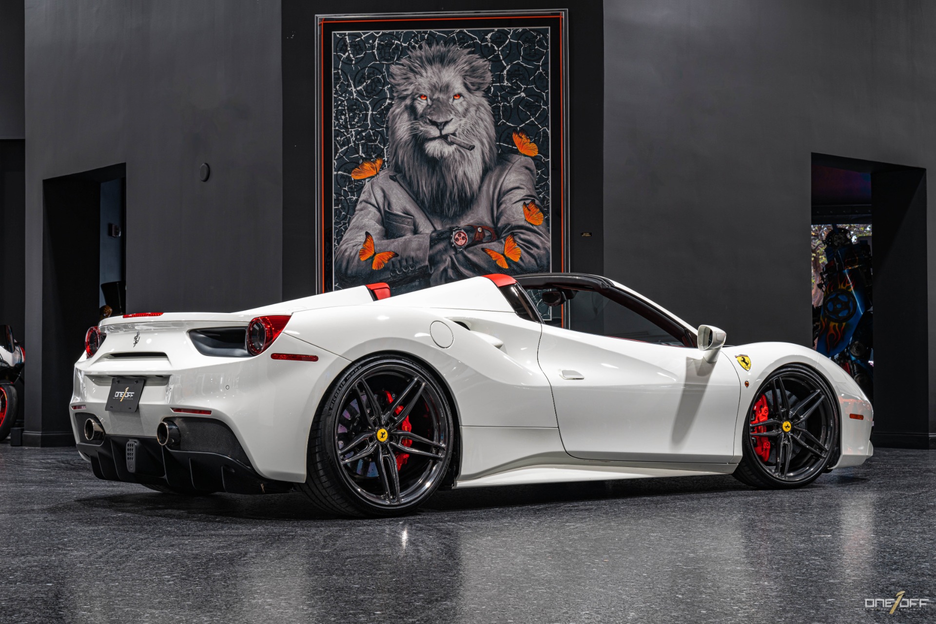 Used 2016 Ferrari 488 Spider w/ Novitec & Anrky Mods, Carbon Race